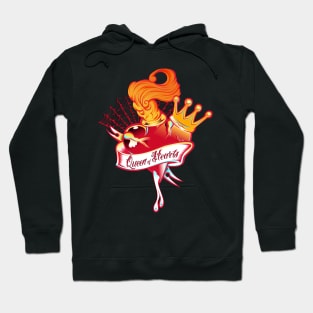 Queen of hearts Hoodie